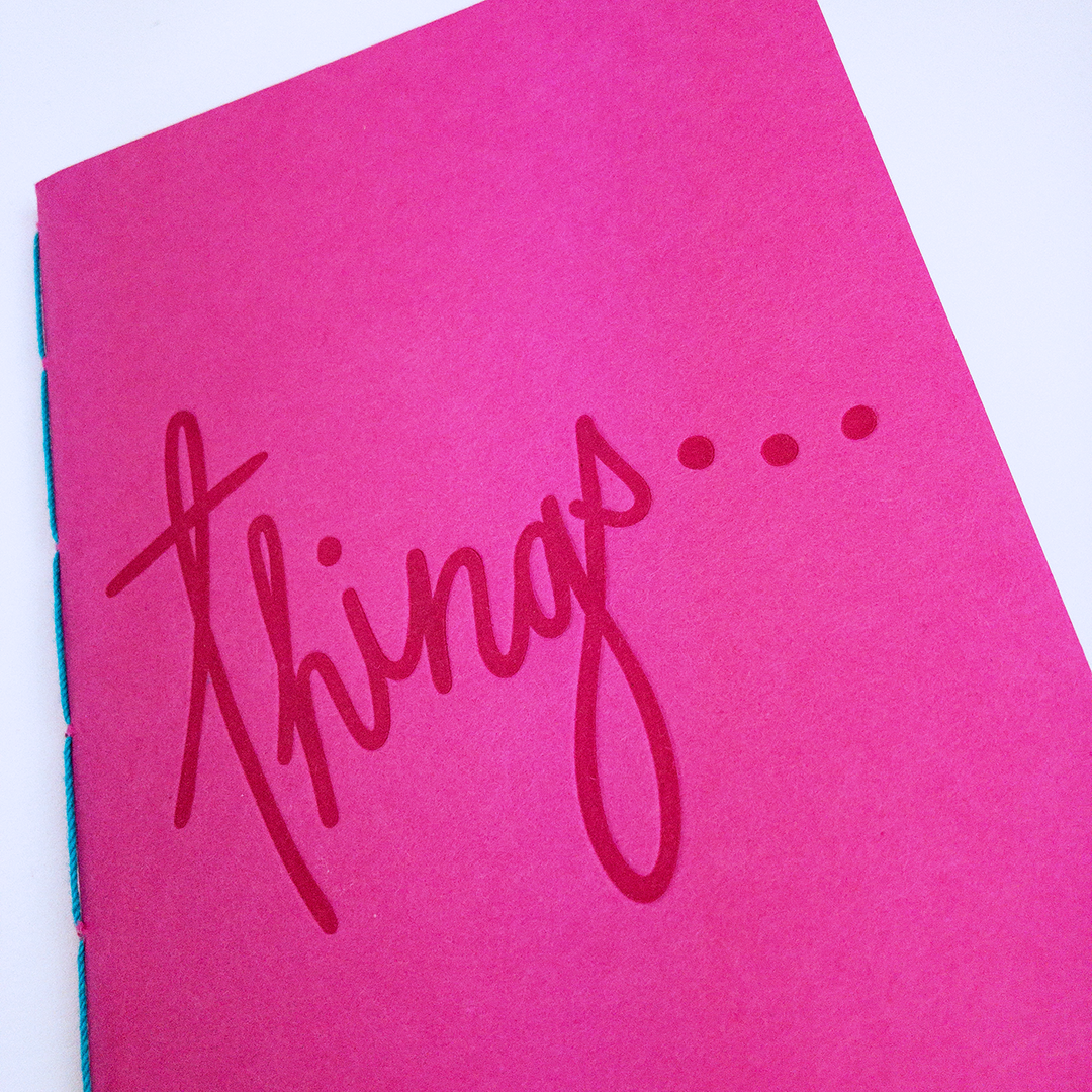 Things - Pocket Notebook | Letterpress Pocket Journal