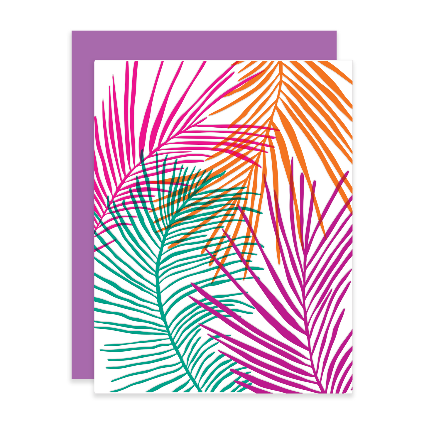 Fern Leaf, Letterpress Greeting Card