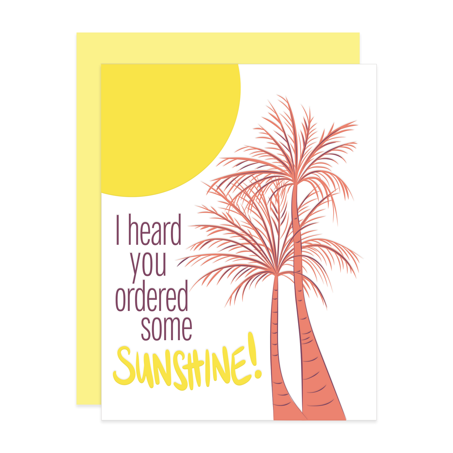 Sunshine on a cloudy day | Greeting Card