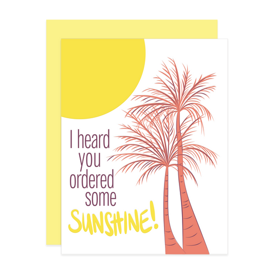 Sunshine on a cloudy day | Greeting Card