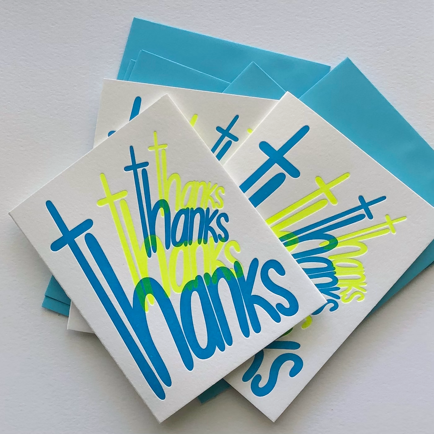Leaning Tower of Thanks, Letterpress Card