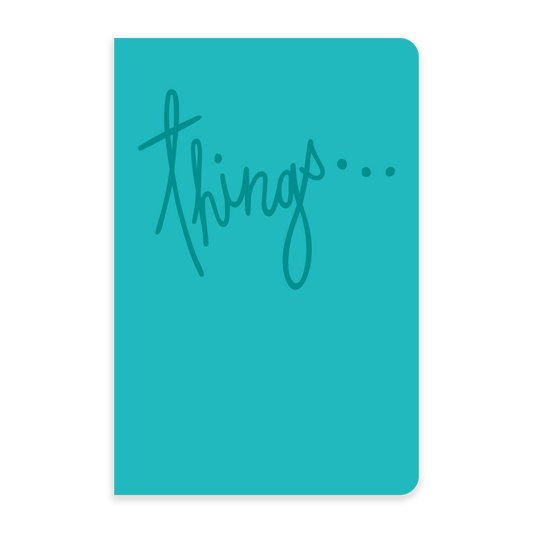 Things - Pocket Notebook | Letterpress Pocket Journal