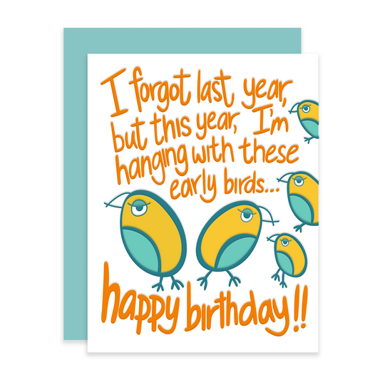 Early Bird | Birthday Card