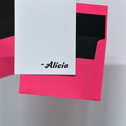 Alicia | Personalized Note Cards Set