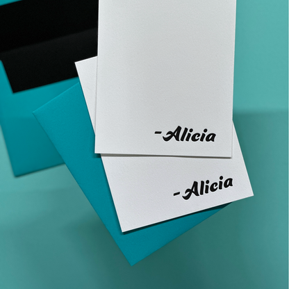 Alicia | Personalized Note Cards Set