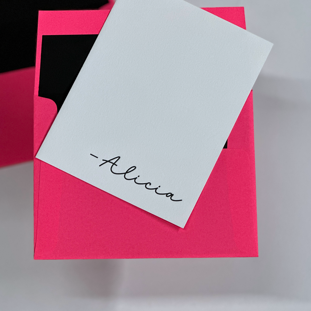Alicia | Personalized Note Cards Set