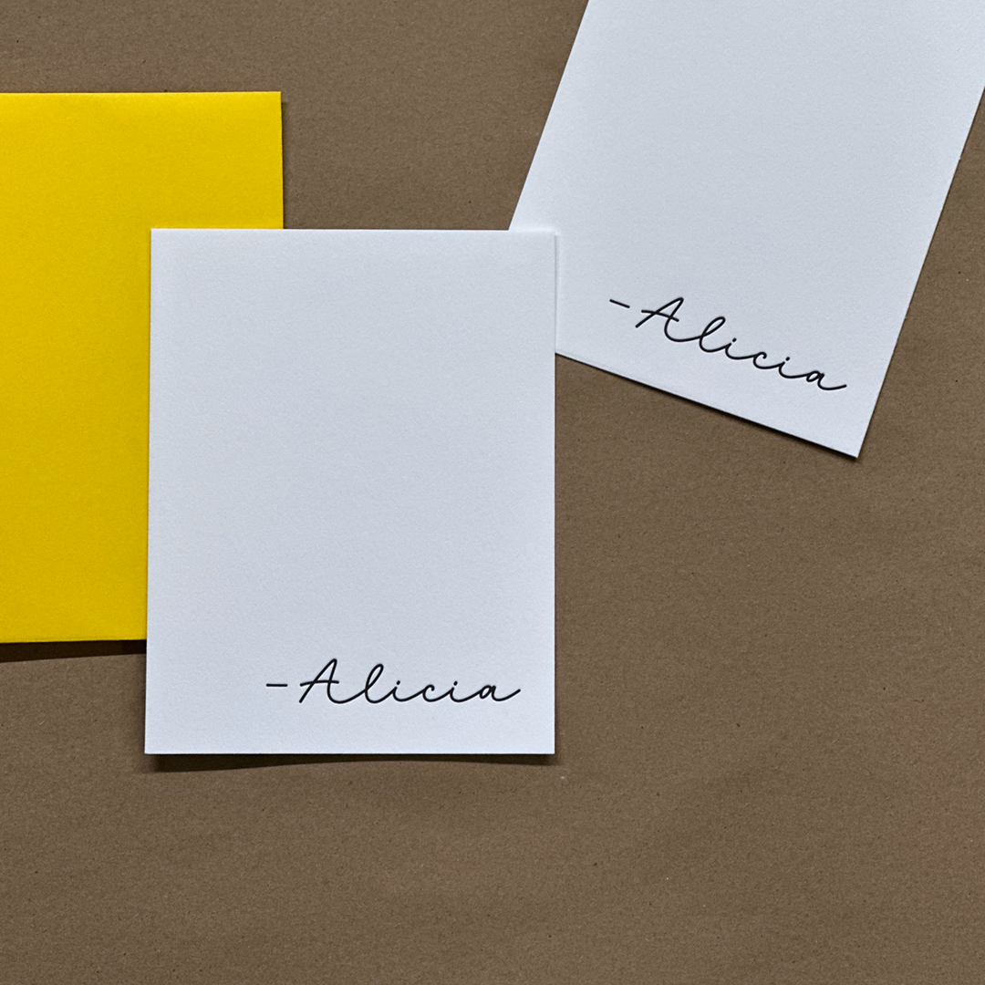 Alicia | Personalized Note Cards Set