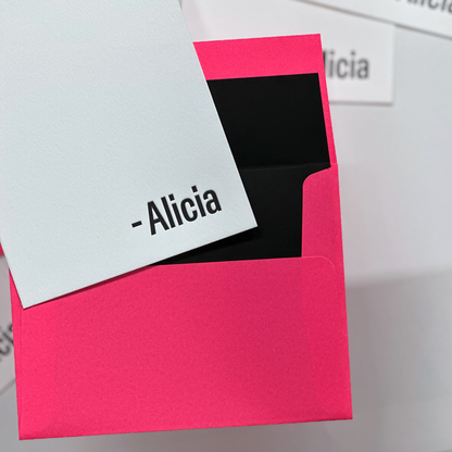 Alicia | Personalized Note Cards Set