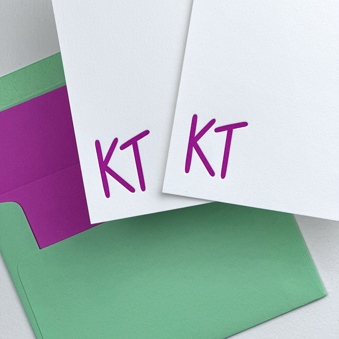 Custom Stationery Sets | Letterpress Note Card  Custom Sets