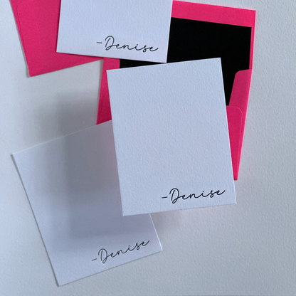 Denise | Personalized Note Cards Set