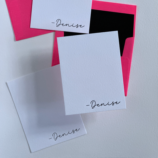 Denise | Personalized Note Cards Set
