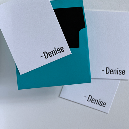 Denise | Personalized Note Cards Set