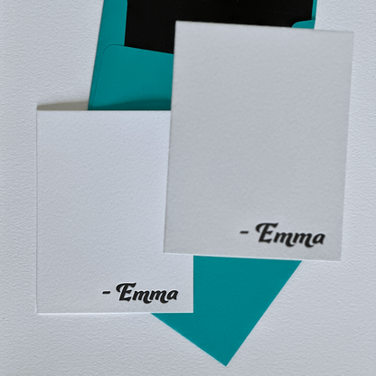 Emma | Personalized Note Cards Set