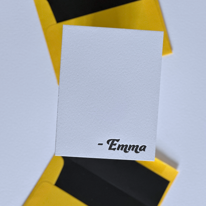 Emma | Personalized Note Cards Set
