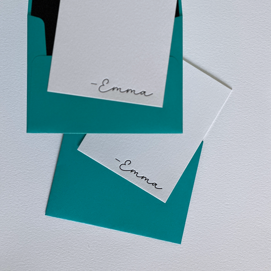 Emma | Personalized Note Cards Set