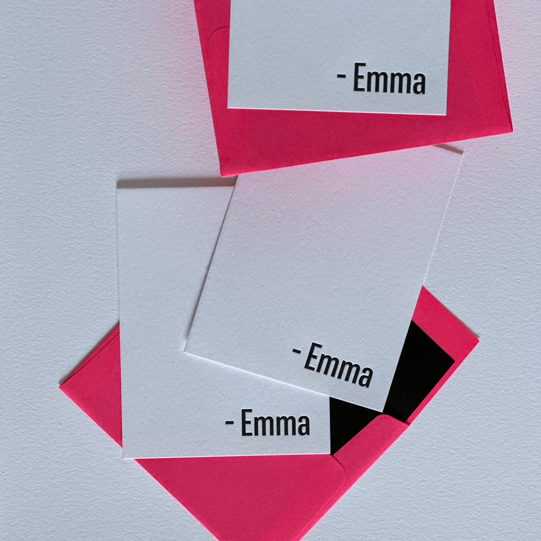 Emma | Personalized Note Cards Set