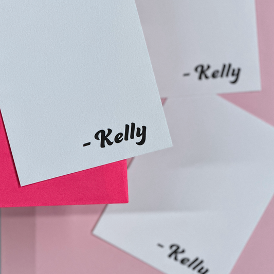 Kelly | Personalized Note Cards Set