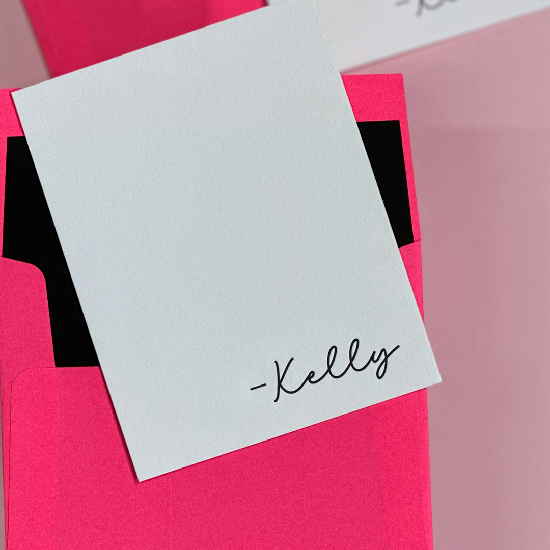 Kelly | Personalized Note Cards Set