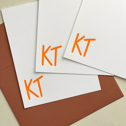 Custom Stationery Sets | Letterpress Note Card  Custom Sets