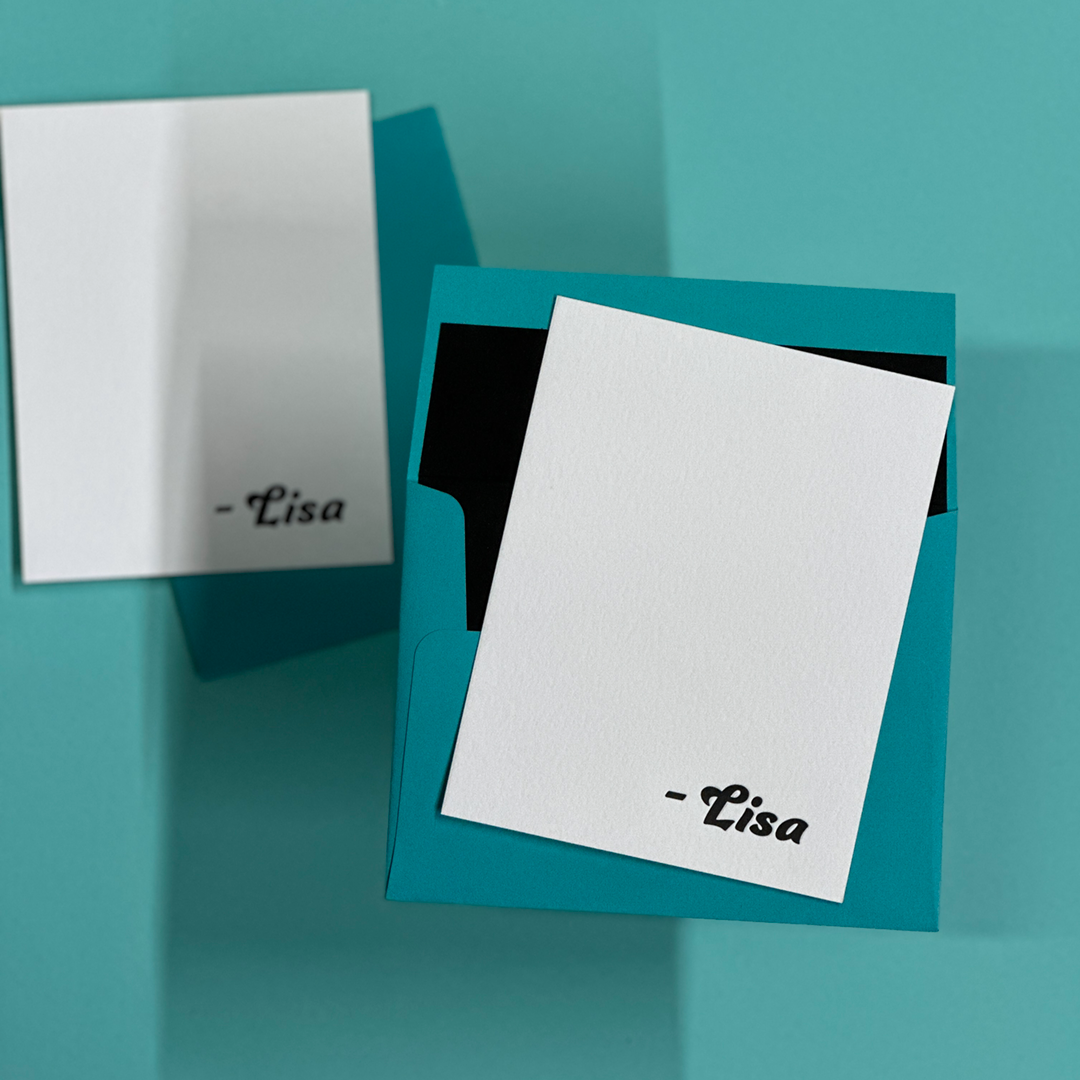 Lisa | Personalized Note Cards Set