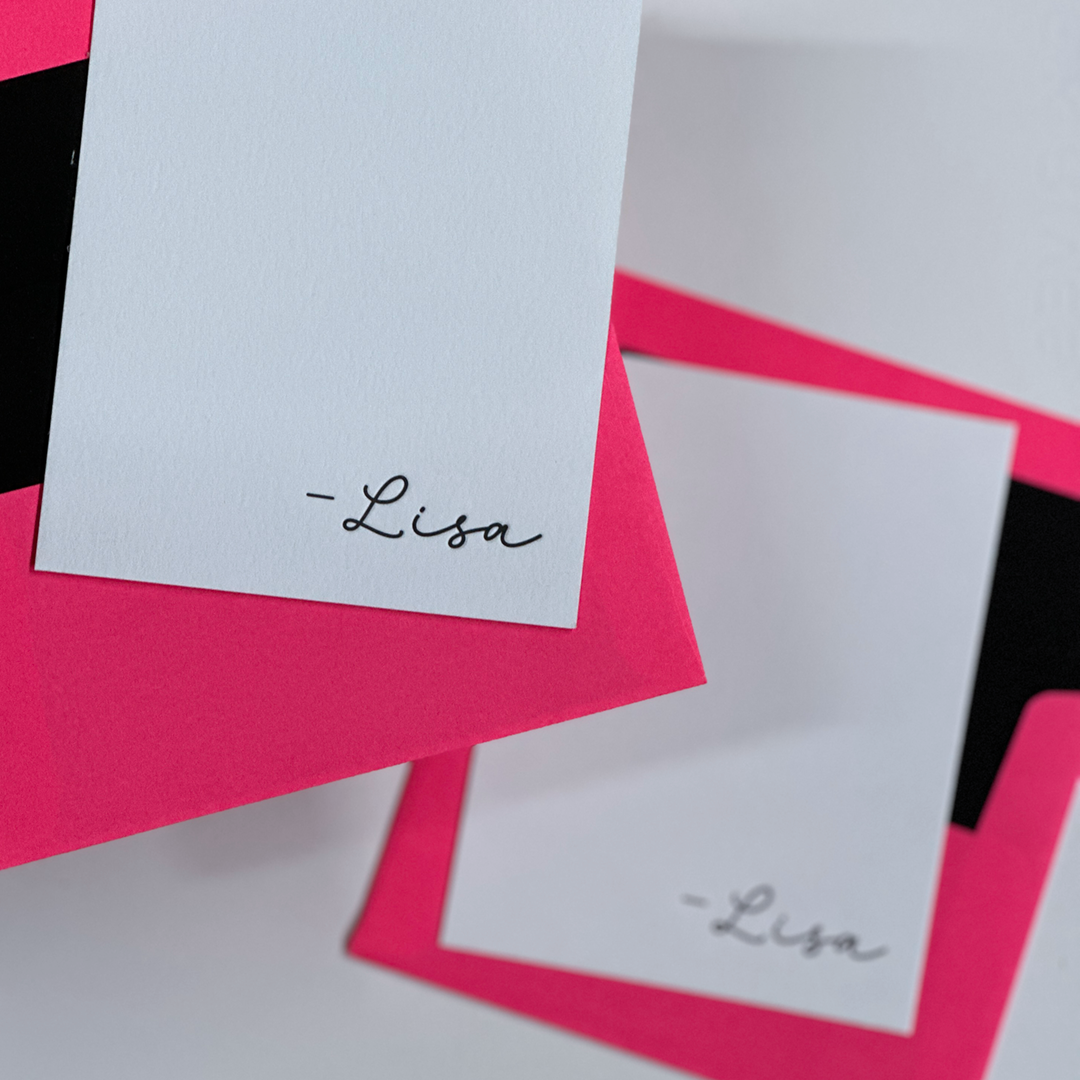 Lisa | Personalized Note Cards Set