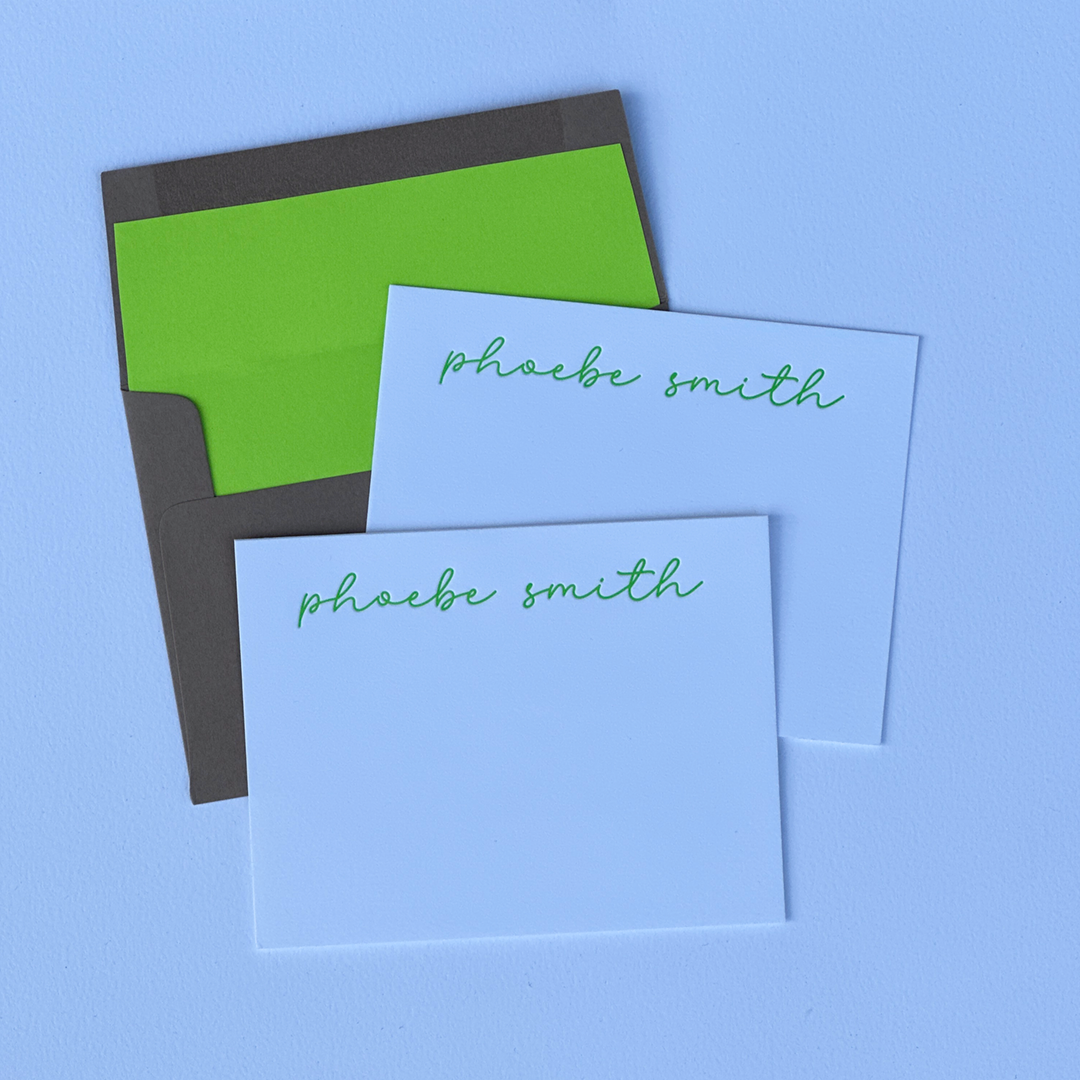 Personalized Stationery Set (The Nudes) | Custom Note Card Sets