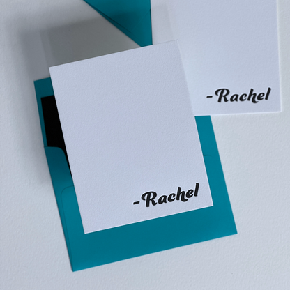 Rachel | Personalized Note Cards Set