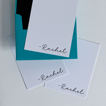 Rachel | Personalized Note Cards Set