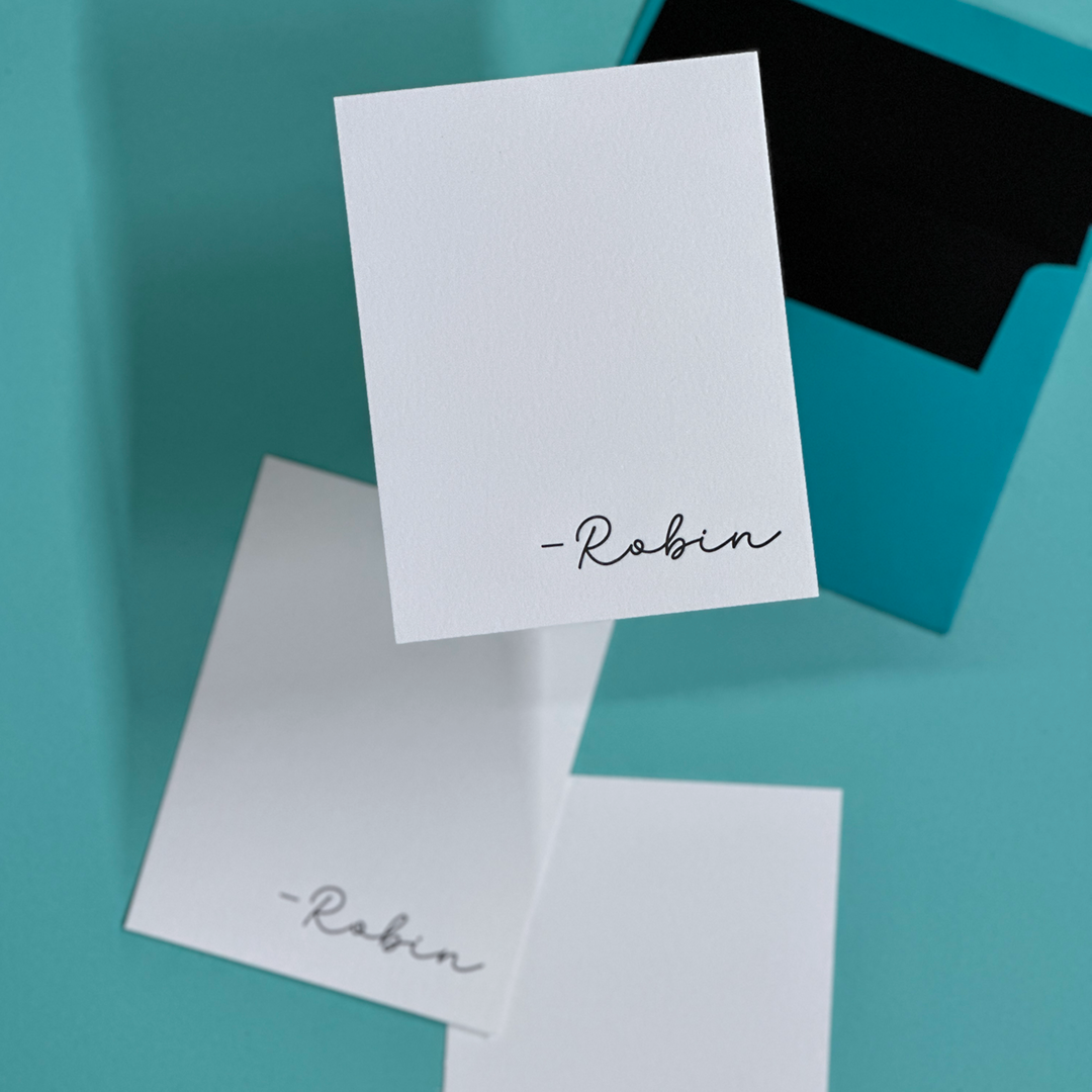 Robin | Personalized Note Cards Set