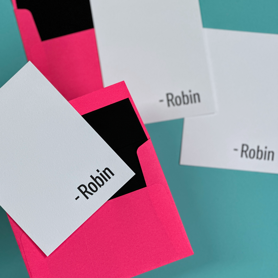 Robin | Personalized Note Cards Set