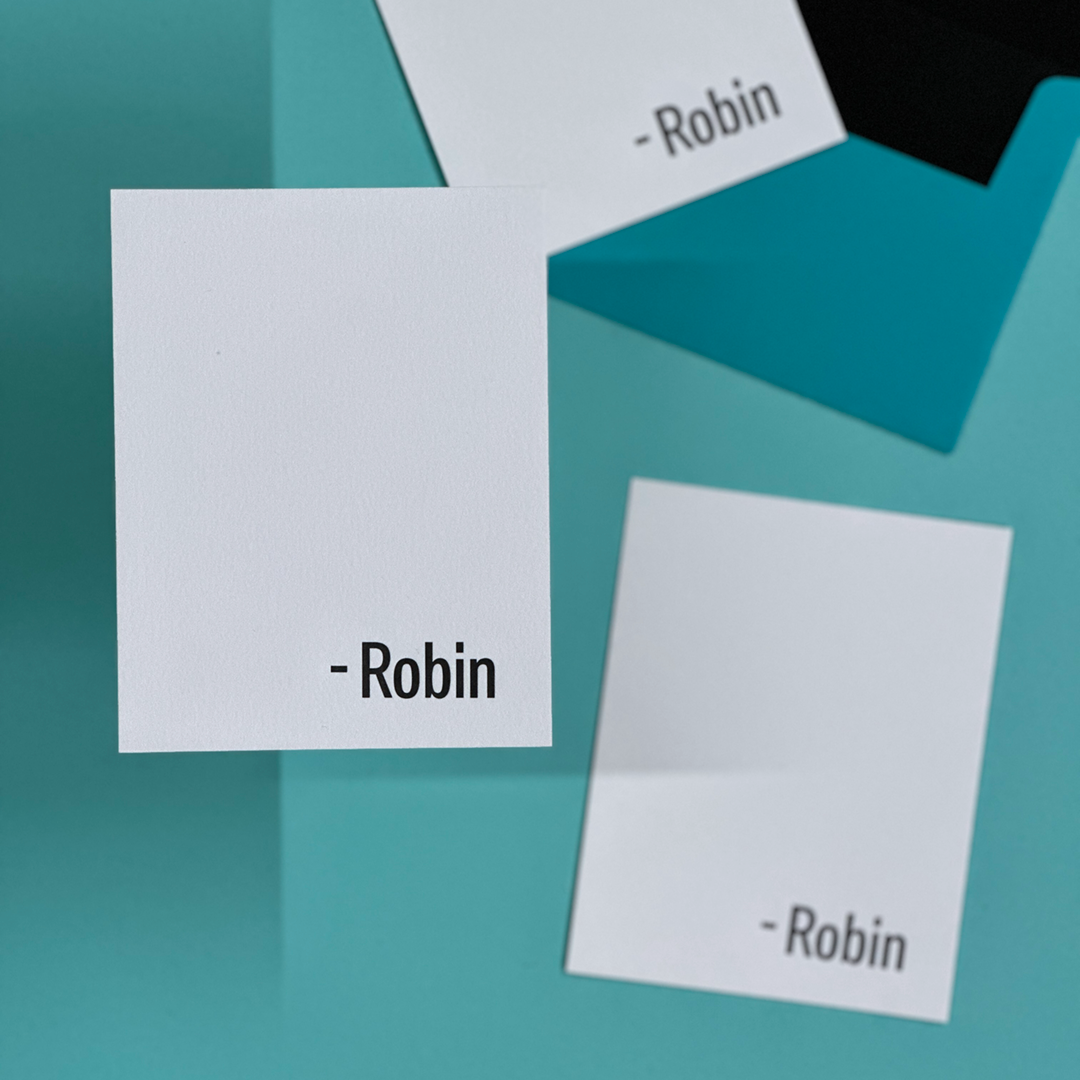 Robin | Personalized Note Cards Set