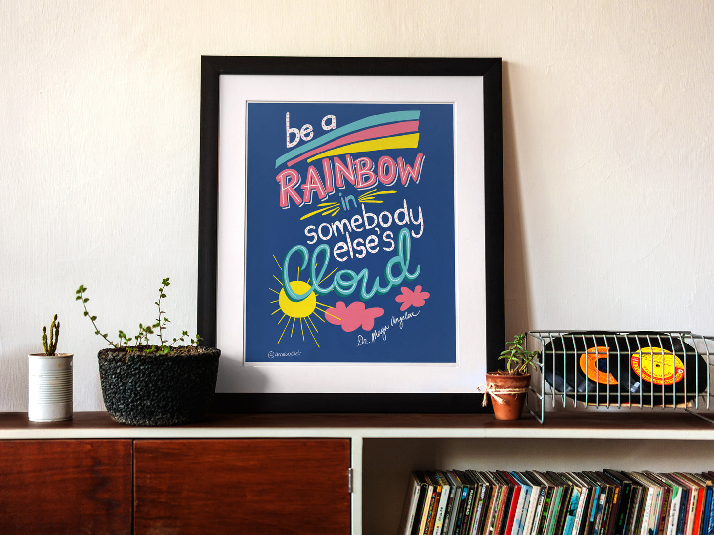 Be a Rainbow | Art Print | Digital Download