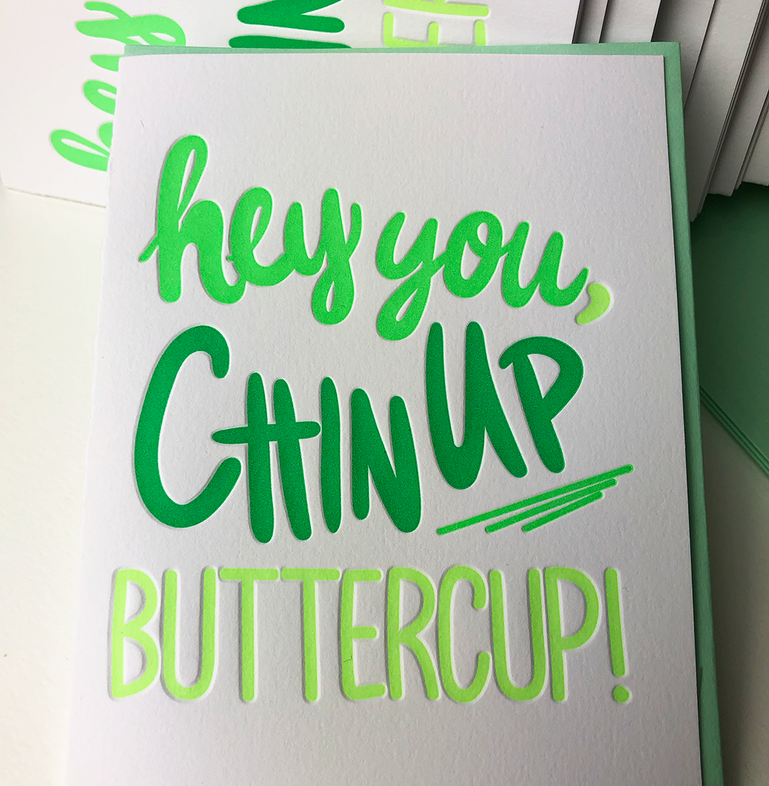 Chin up, Buttercup! | Greeting Card