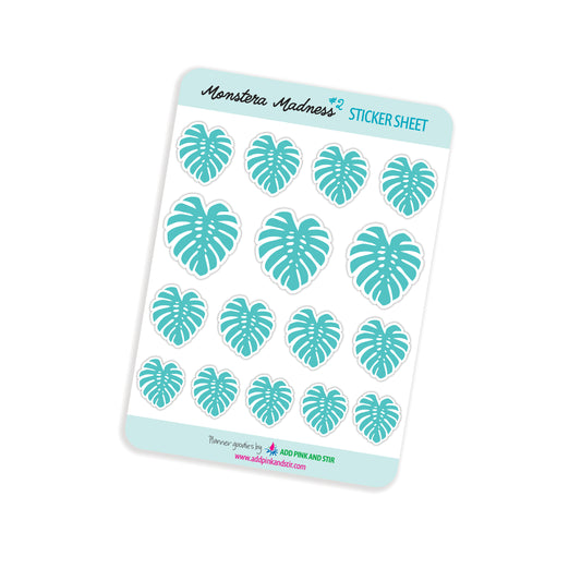 Monstera Madness 2 | Sticker Sheet