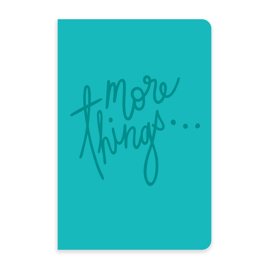 More Things | Letterpress Large Notebook