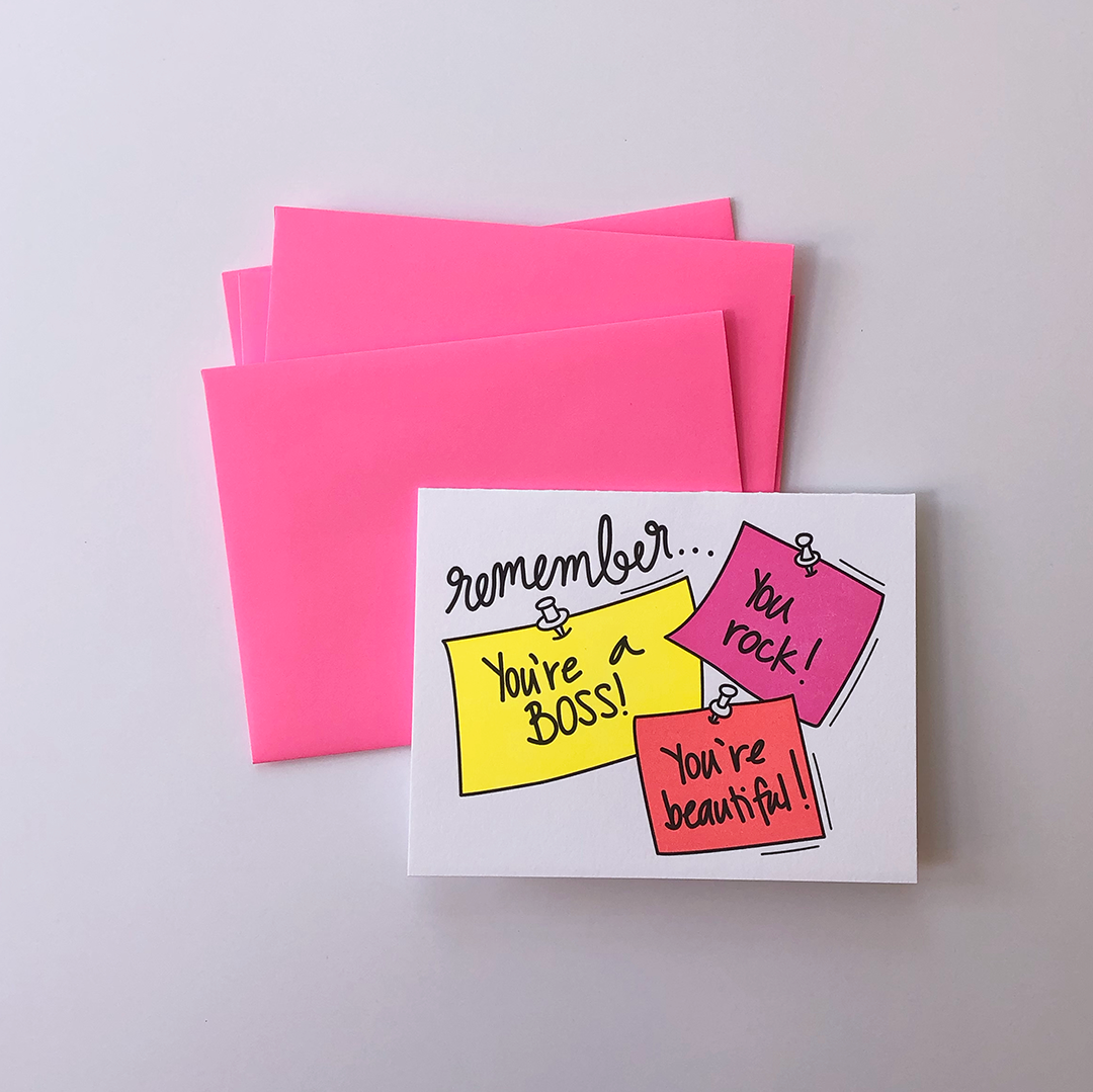 Affirmations | Inspirational Letterpress Card